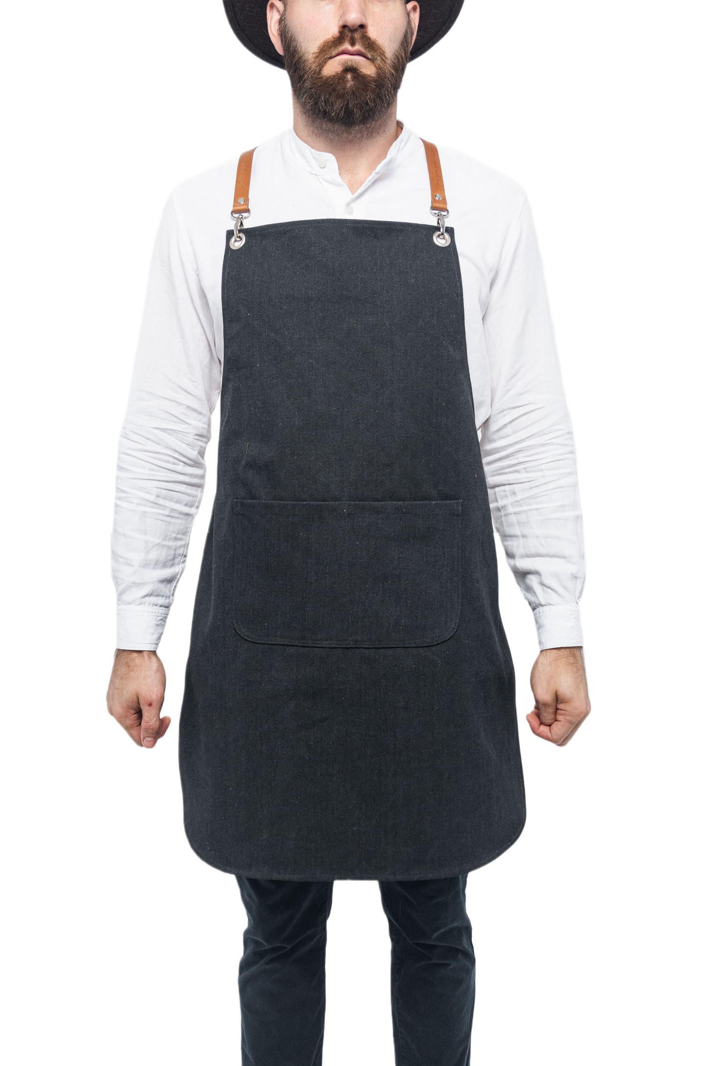 HEAVY DUTY COTTON CANVAS & GENUINE LEATHER APRON