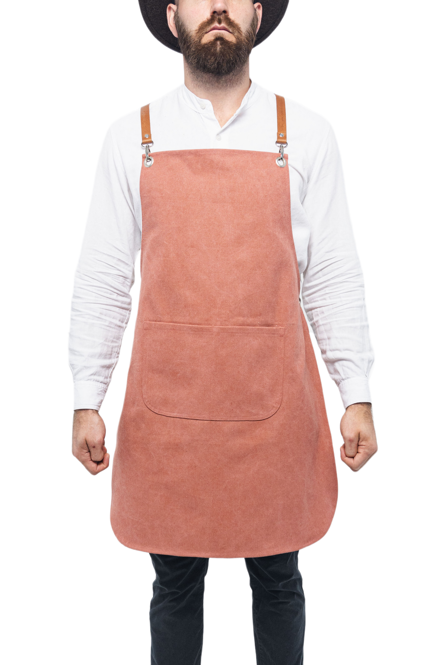 HEAVY DUTY COTTON CANVAS & GENUINE LEATHER APRON