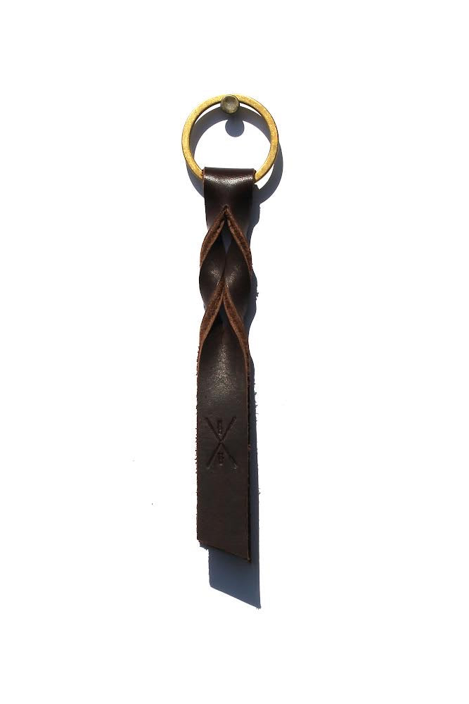 GENUINE LEATHER TWISTEE KEY RING