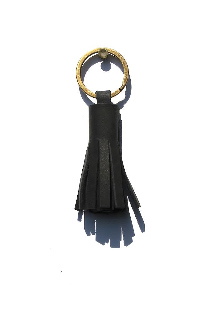 GENUINE LEATHER OCTO SHORT KEYRING