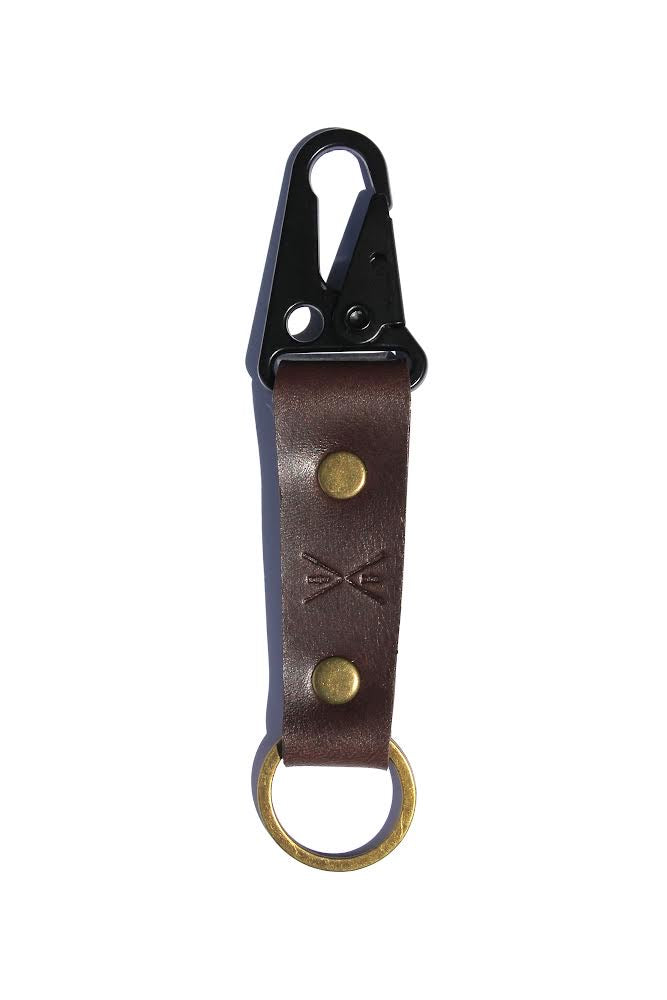 GENUINE LEATHER CLIP KEY HOLDER