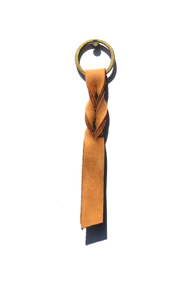 GENUINE LEATHER TWISTEE KEY RING