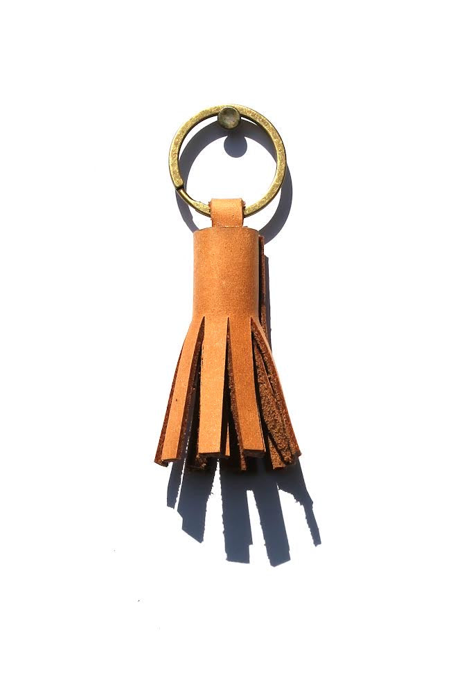 GENUINE LEATHER OCTO SHORT KEYRING