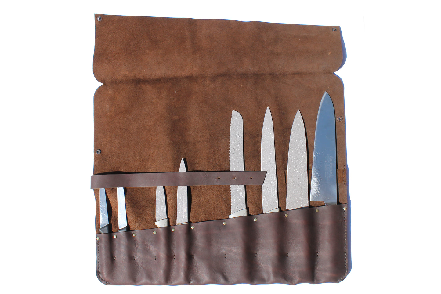 GENUINE LEATHER KNIFE ROLL