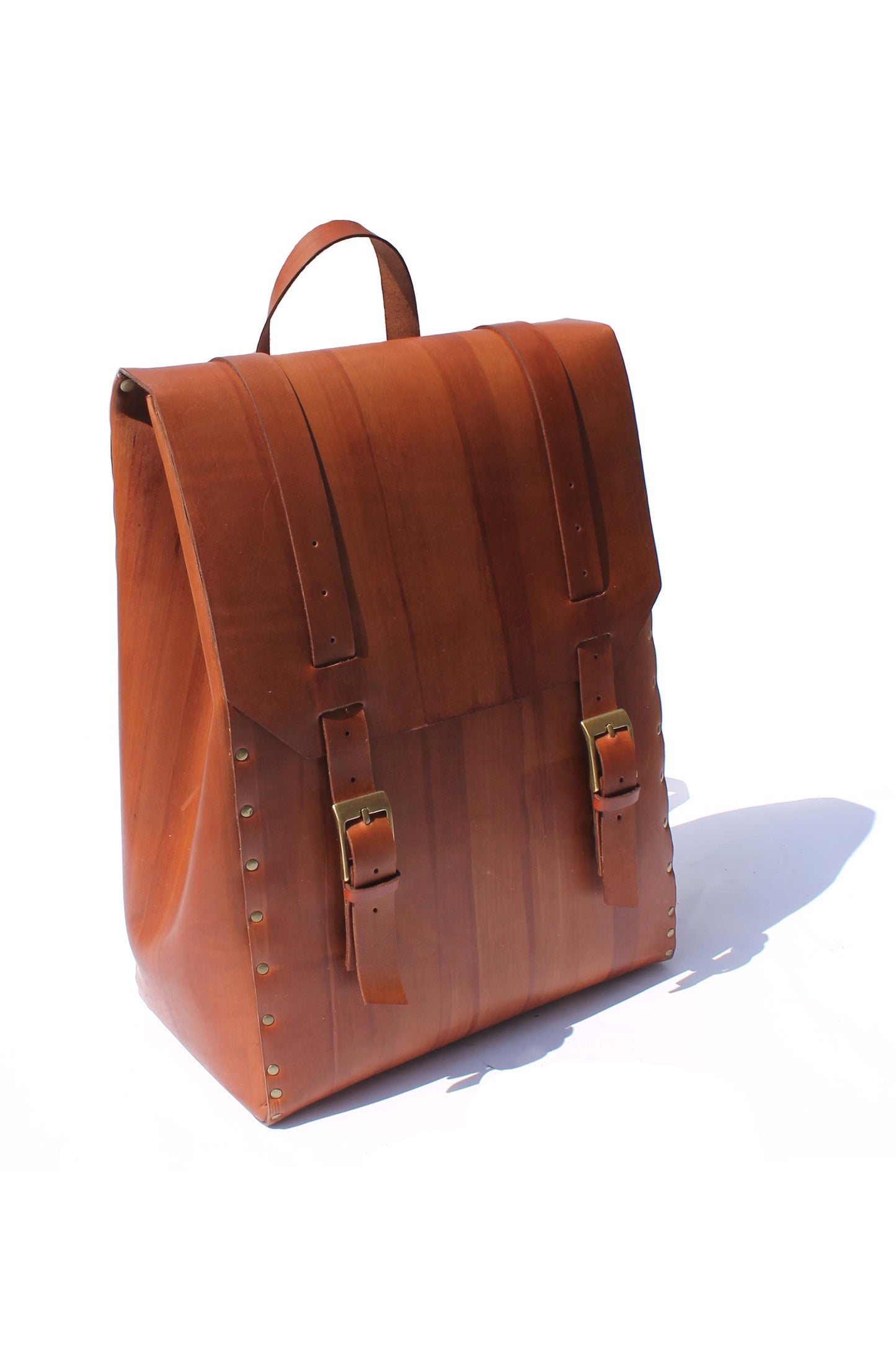 Genuine leather backpack
