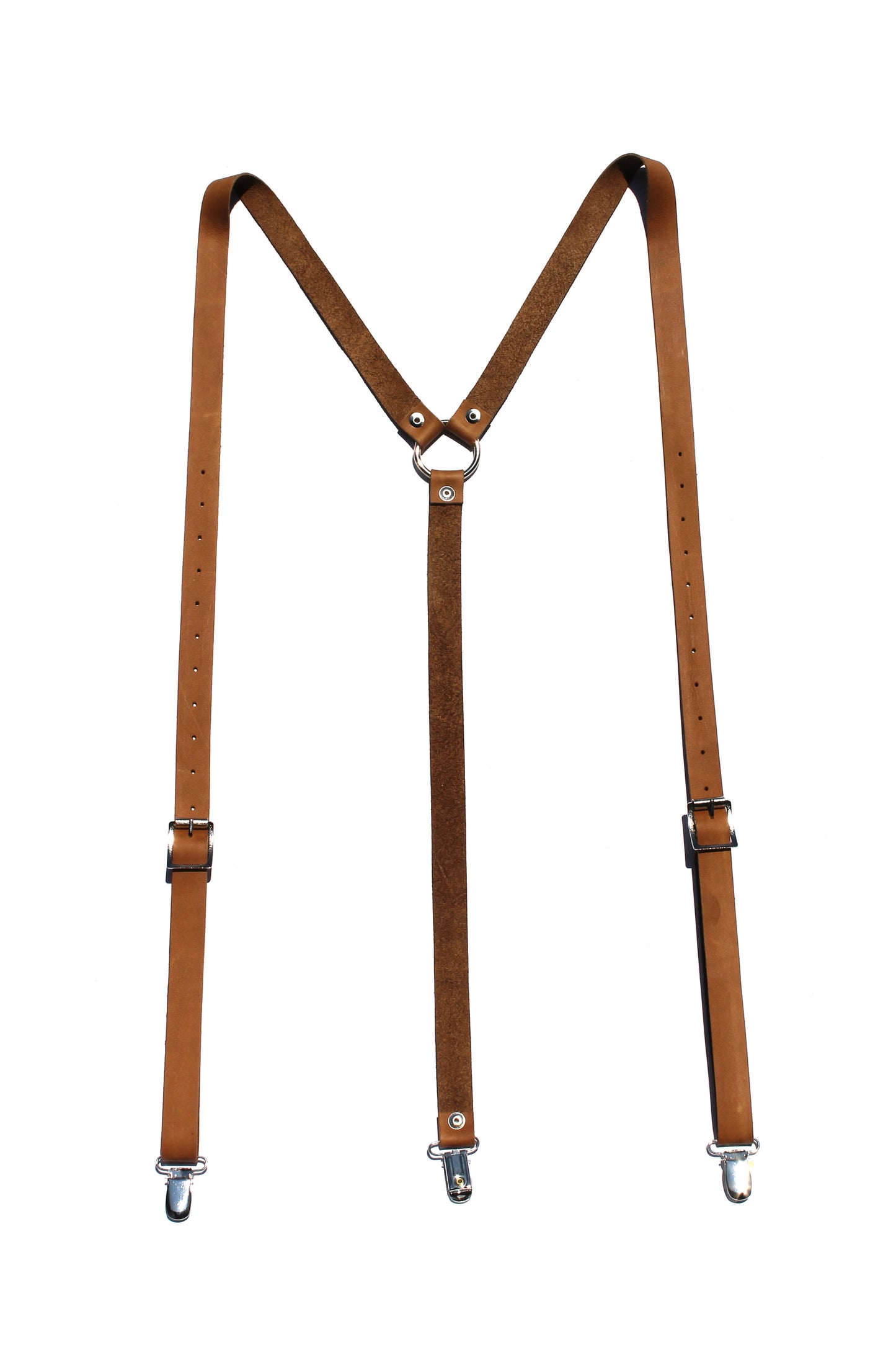 GENUINE LEATHER SUSPENDERS