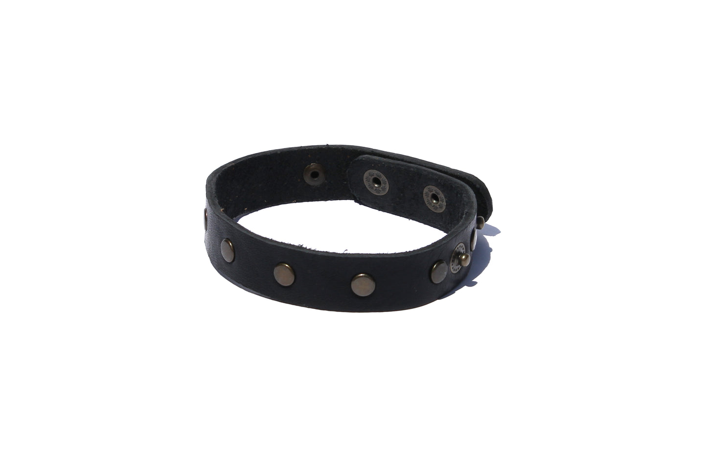 GENUINE LEATHER STUD WRIST STRAP