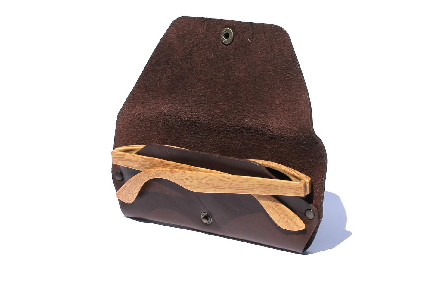 GENUINE LEATHER SUNGLASSES CASE