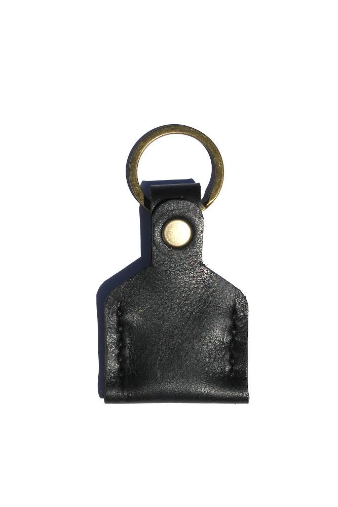 GENUINE LEATHER AIRTAG KEY HOLDER