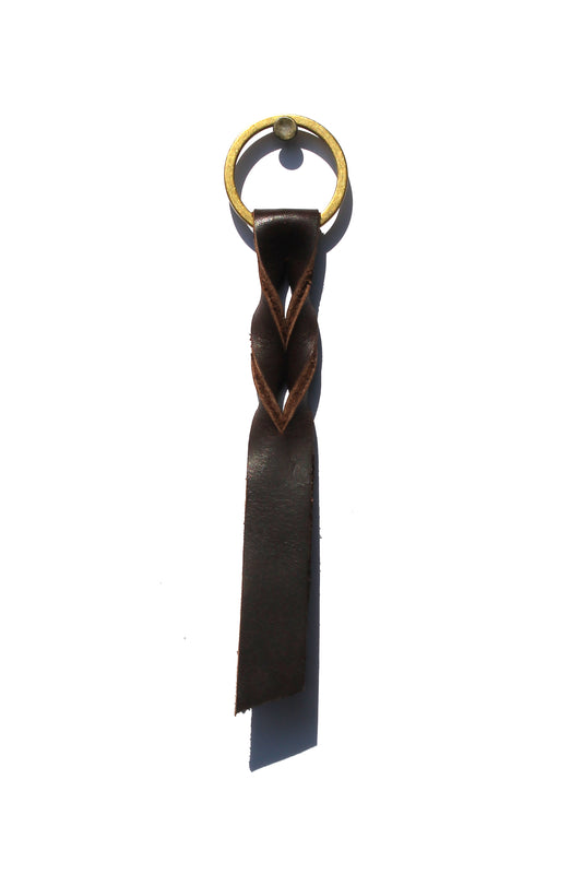 GENUINE LEATHER TWISTEE KEY RING