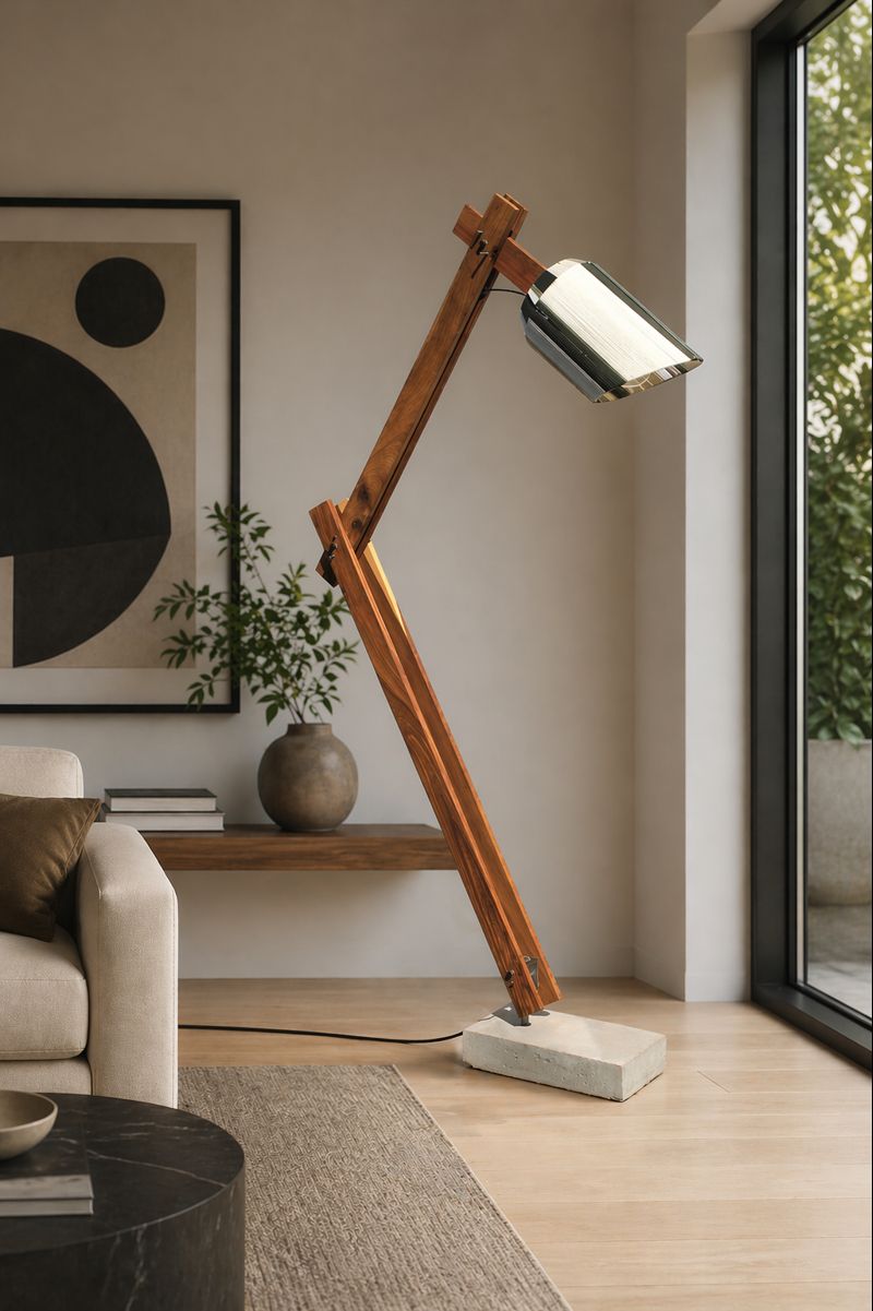 Major John X Wire Maven floor lamp