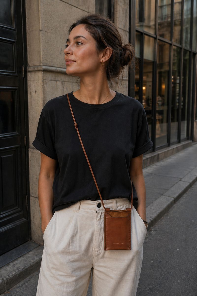 Major Jane genuine leather mobile pouch