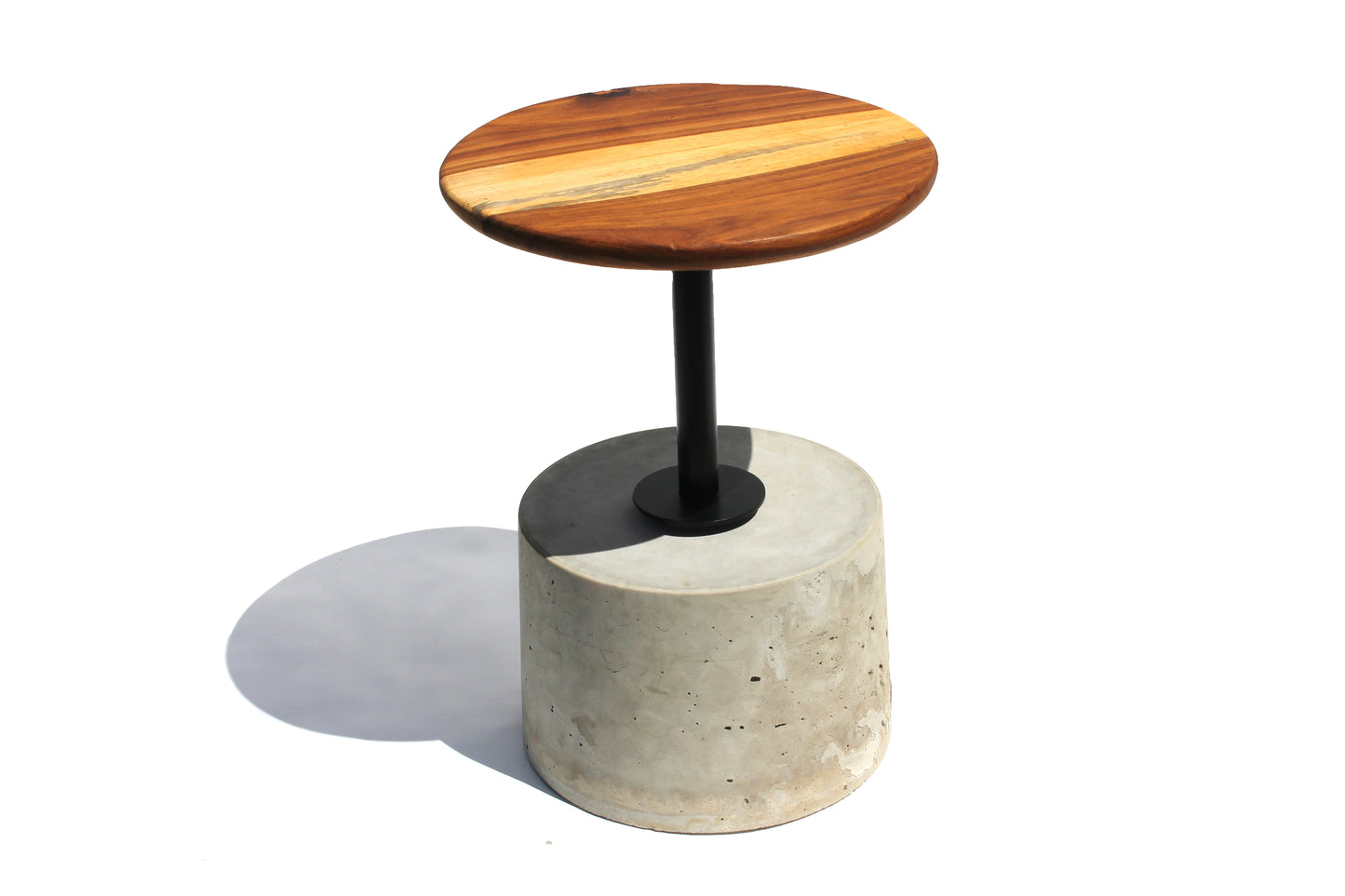 Namibian Teak Fundamental Stool on a white background