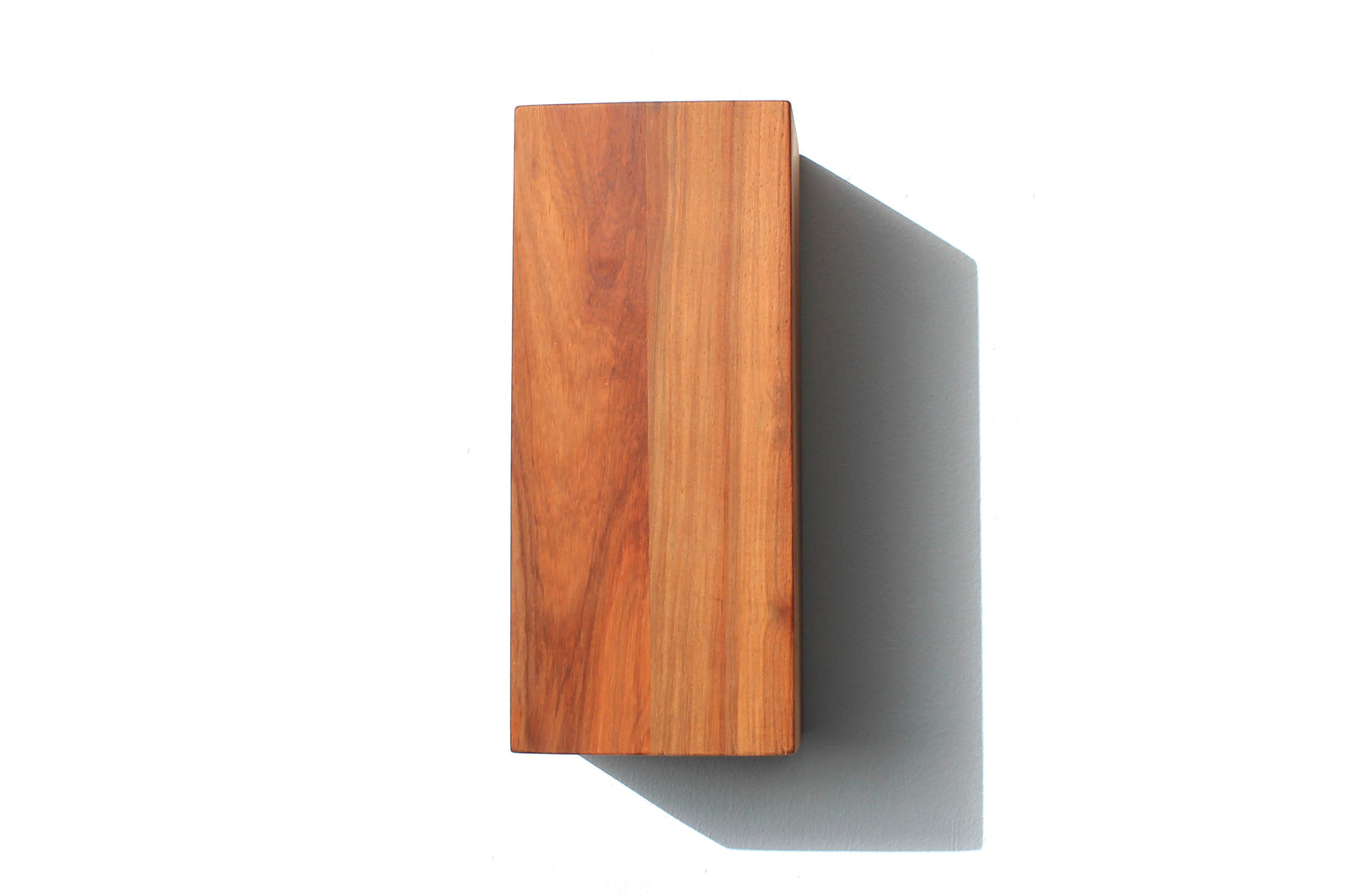 Namibian Teak Up Down Wall Light front view on a white background