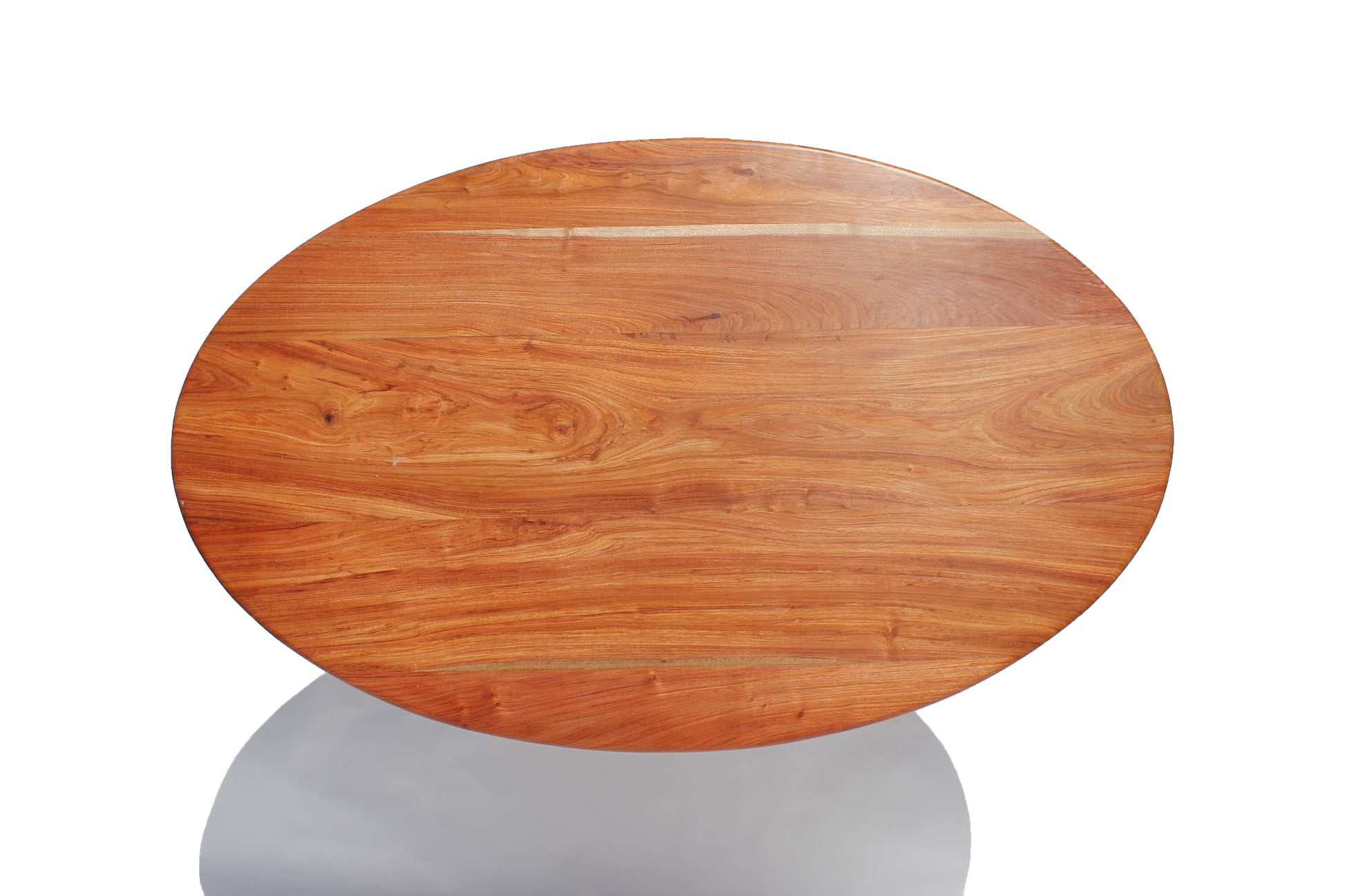 Rosewood Cantilever Coffee Table top view showing the timber grain